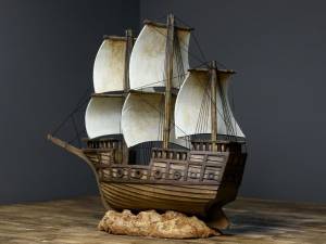 Самодельный пиратский корабль из картона