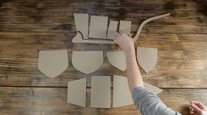 Самодельный пиратский корабль из картона