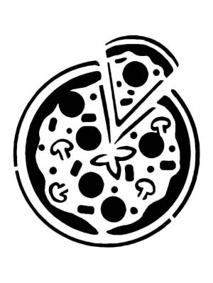 Трафареты Пиццы