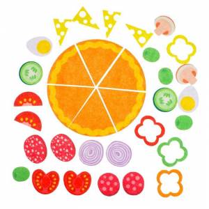 Набор продуктов Готовим пиццу из фетра
