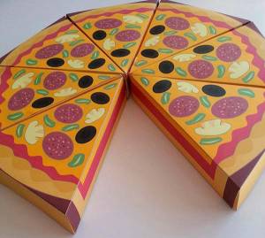 Бумажная пицца