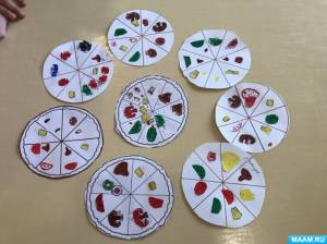 Мастер-класс по аппликации ко Дню пиццы на МAAM в средней группе