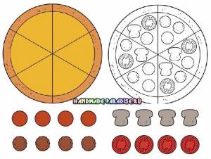 Как сшить ПИЦЦУ из фетра