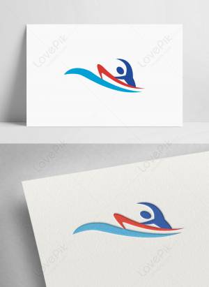 плавание логотип вектор изображение_Фото номер 450048912_EPS Формат изображения_ru