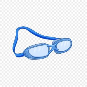 Клипарт Голубые очки для плавания PNG , очки клипарт, плавание очки, статьи для ежедневного использования PNG картинки и пнг PSD рисунок для й загрузки