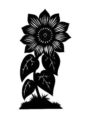 Трафареты Подсолнуха