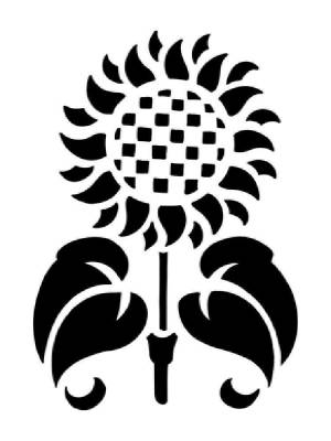 Трафареты Подсолнуха