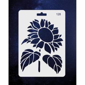 Трафарет №128 Подсолнух 14*20 см