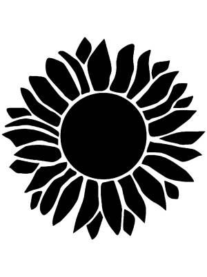 Трафареты Подсолнуха