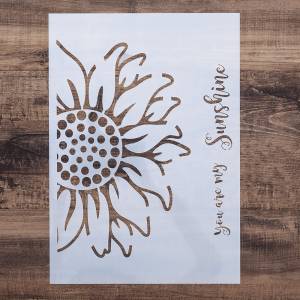 Трафареты  A3 A2 You are My Sunshine в виде подсолнуха для скрапбукинга, фотография, создание карт, ремесло, декоративное тиснение, шаблон