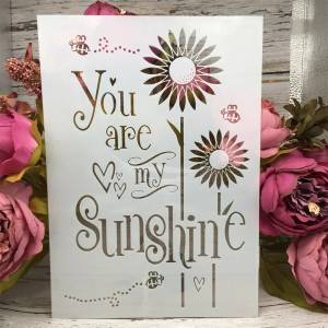 Трафареты  29 см в виде подсолнуха для творчества, слоев, настенная живопись, фотография, шаблон для карты