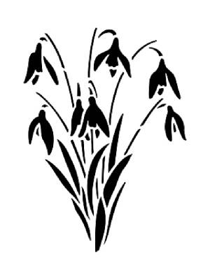 Трафареты Подснежника