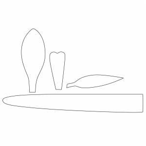 Шаблоны для цветов из фоамирана