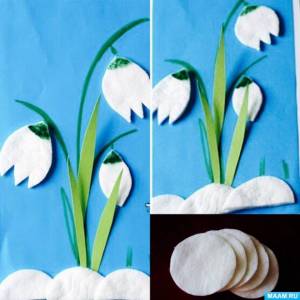 Аппликация во 2 младшей группе «Подснежник»