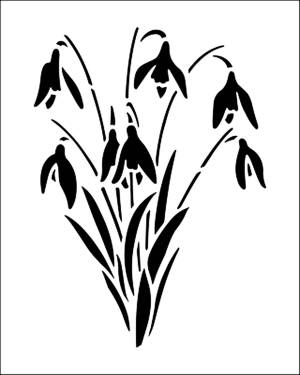 Трафареты Подснежника
