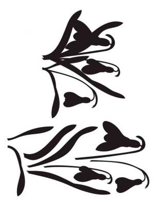 Трафареты Подснежника