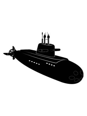 Трафареты Подводной лодки