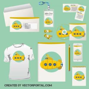 ПОДВОДНАЯ ЛОДКА ШАБЛОН ДИЗАЙНА Royalty Free Stock SVG Vector and Clip Art
