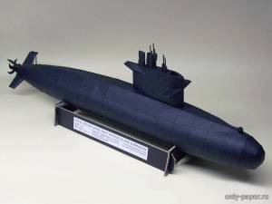 Royal Netherlands Navy Walrus-class submarine из бумаги, модели сборные бумажные