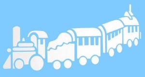 Трафарет Marabu Поезд, 15*30 см