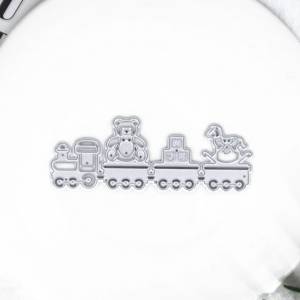 Металлический трафарет, пресс-формы, маленькое украшение поезда, скрапбукинг, высечки, альбом, бумажная карточка, ремесло, тиснение, новый дизайн, ремесло