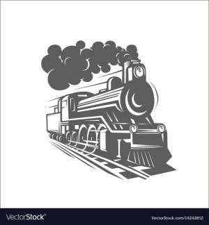 Локомотив трафарет