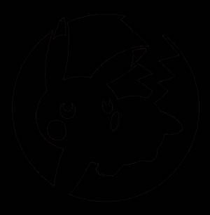 Трафареты пикачу маска