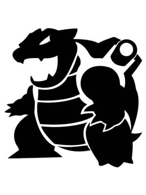 Трафареты Покемонов для вырезания из бумаги