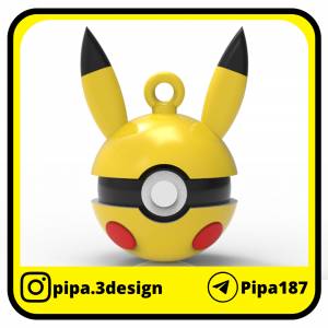 Файл STL РОЖДЕСТВЕНСКИЕ УКРАШЕНИЯ ИЗ ПОКЕМОНОВ