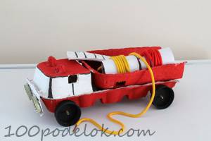 Поделка Пожарная машина