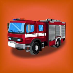 иллюстрация пожарной машины