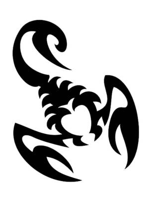 Трафареты Скорпиона