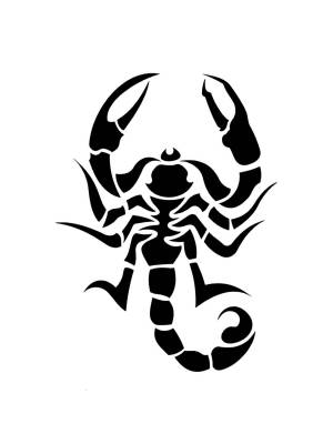 Трафареты Скорпиона