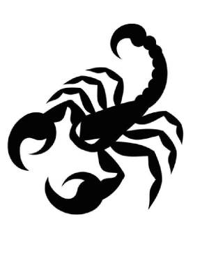 Трафареты Скорпиона