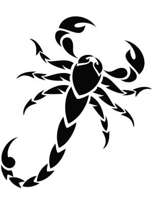 Трафареты Скорпиона