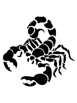 Трафареты Скорпиона