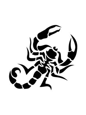 Трафареты Скорпиона