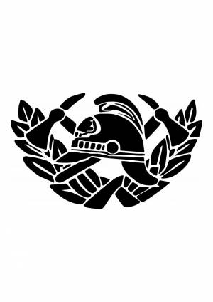Трафареты Пожарный