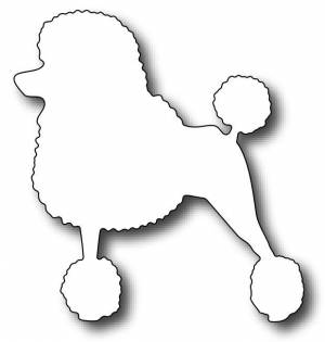 Трафарет пуделя