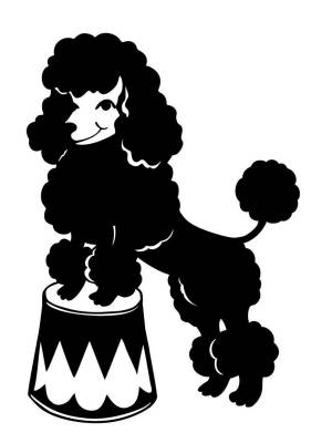 Трафареты Пуделя