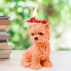 3D формы для шоколада в виде пуделя, сконовые формы для свечей в виде собаки, формы для мыла, сконовые помадки в виде пуделя, искусственные формы для помадки