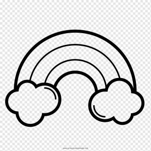 Rainbow Drawing Circle Раскраска, радуга, белый, текст, монохромный png