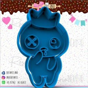 Файл STL Вырубка для печенья Радужные друзья 1