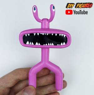 Файл STL Pink Rainbow Friends