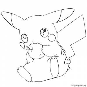 Трафареты с узорами пикачу