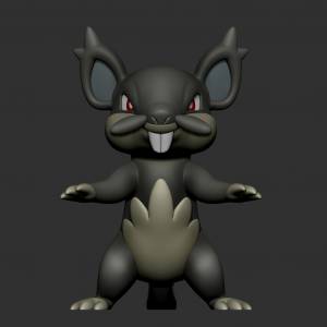 Файл STL Покемон Алола Раттата ・Шаблон для 3D-печати для загрузки・Cults