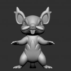 Файл STL Покемон Алола Раттата ・Шаблон для 3D-печати для загрузки・Cults