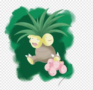 Exeggcute Алола Покемон Солнце и Луна Exeggutor, папа и дети, млекопитающее, лист, компьютерные обои png