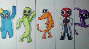 Арты радужные друзья монстры