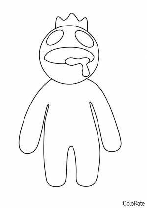 Раскраска Главный герой игры